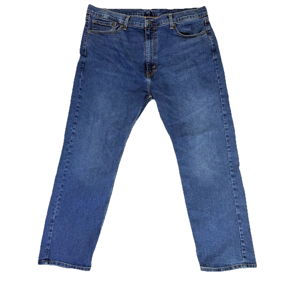 Levis 506 Jeans Mens 40x30 Blue Denim Medium Wash Straight Leg Classic EUC